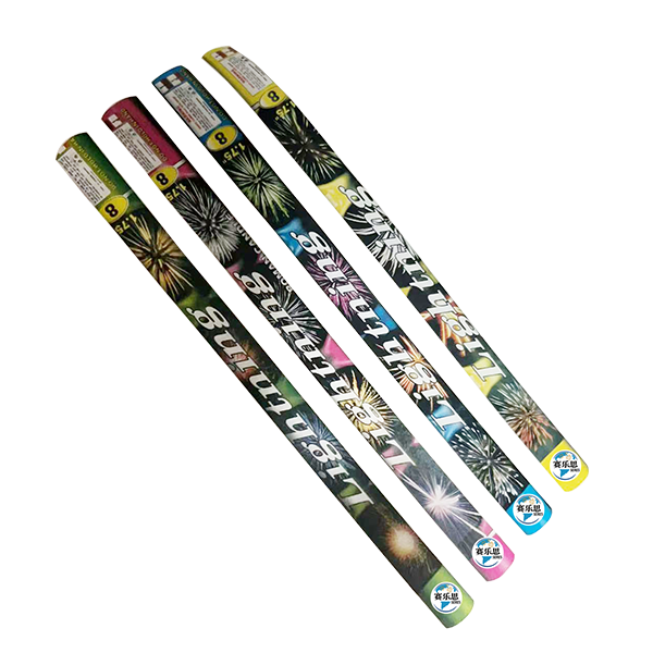 1.7″ 8S LIGHTNING ROMAN CANDLE