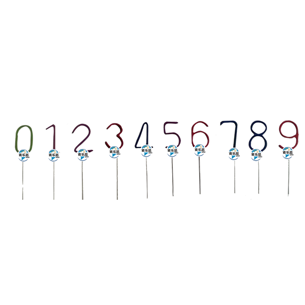 COLOURED NUMBER SPARKLER
