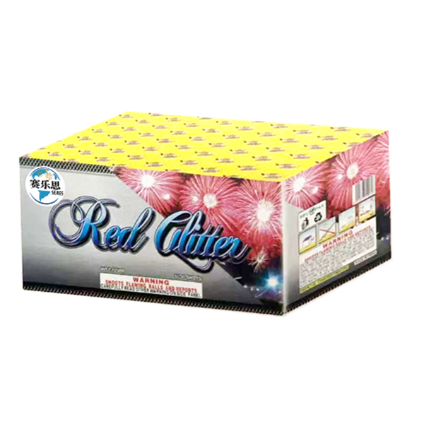 1″ 50S RED GILITTER